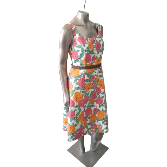 🪻BOGO🪻 Madison Studio Floral Sleeveless Dress Size 10 - Picture 6 of 12